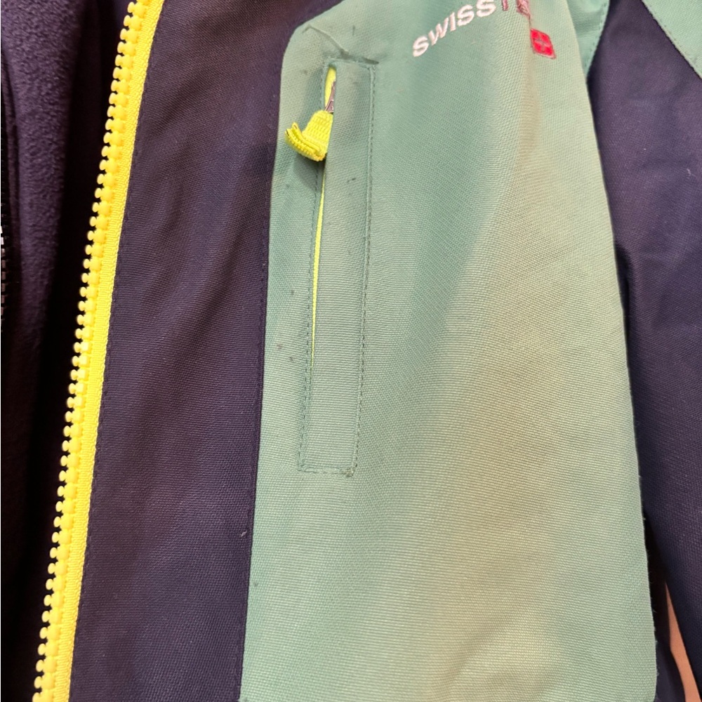 Kids' Green and Blue jacket Small - Picture 4 of 10